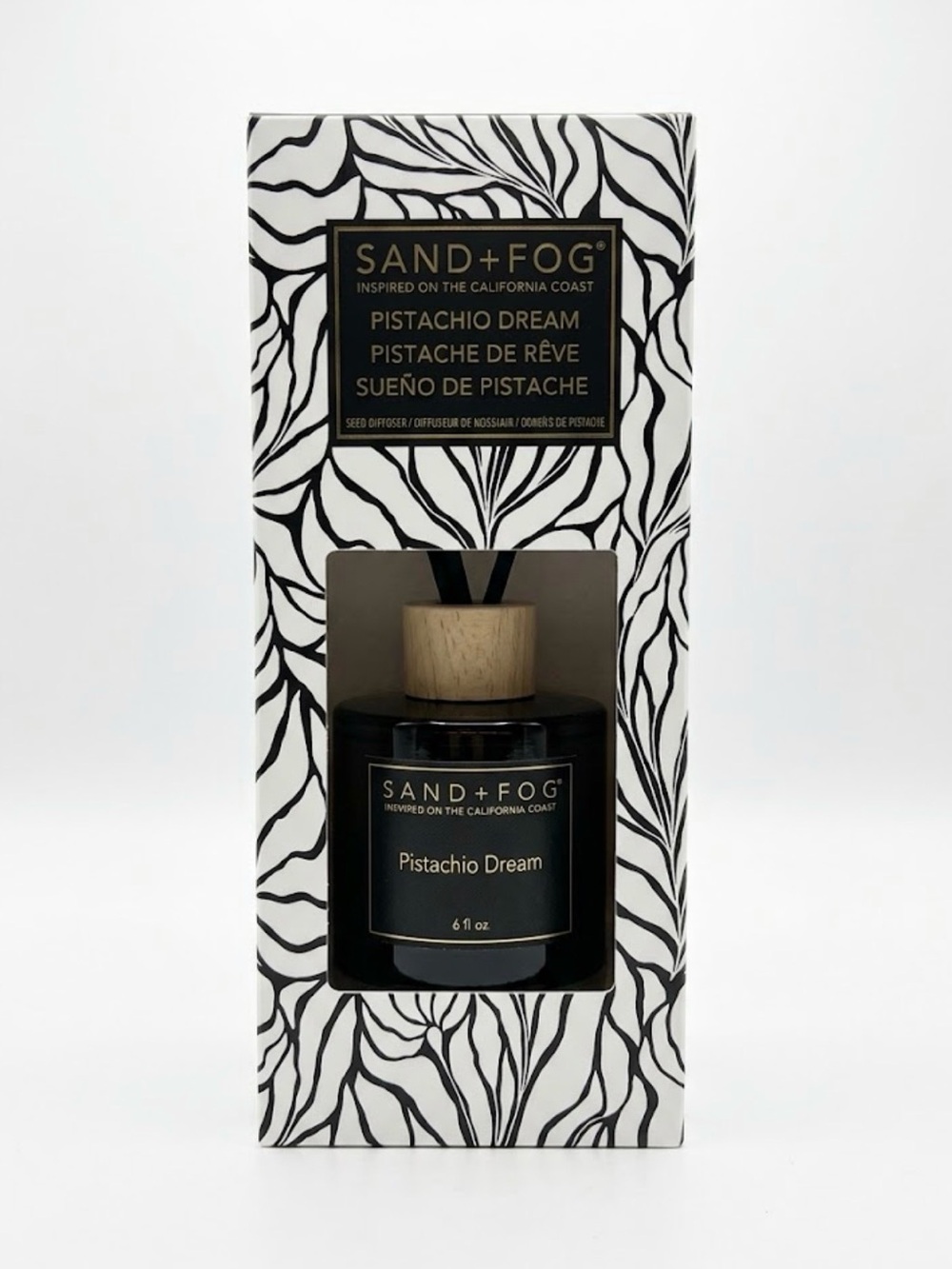 Sand + Fog Pistachio Dream Reed Diffuser 6 fl oz Home Fragrance